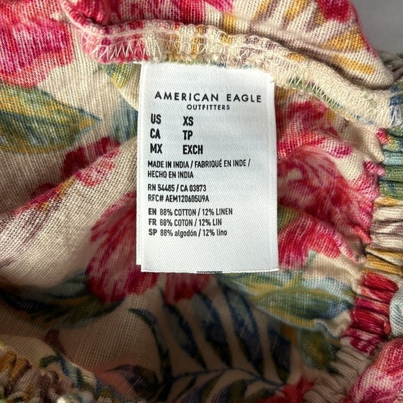 American Eagle Tropical Floral Crop Top - Picture 9 of 9